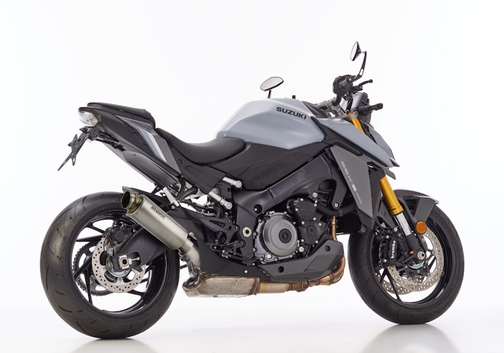 Shark Performance SLIP-ON Titan silber SRC 4 für SUZUKI GSX-S 1000,GSX-S 950 EURO5 EURO5+ 