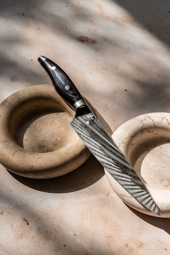 KAI Santokumesser SHUN NAGARE BLACK 7" (18,0 cm)