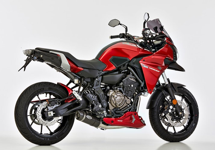 SHARK KOMPLETTANLAGE Carbon  Street GP für YAMAHA MT-07,Tracer 700,XSR700 / XTribute / Legacy EURO4  