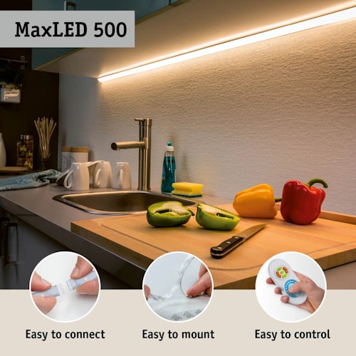 Paulmann MaxLED 500 LED Strip Warmweiß Basisset 1,5m