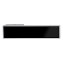 Vorschaubild GRIFFWERK Griffpaar FRAME 1.0 GLAS schwarz glänzend RAL 9005