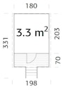 Vorschaubild Palmako Kinderspielhaus Stelzenhaus Huck 3,3 m²
