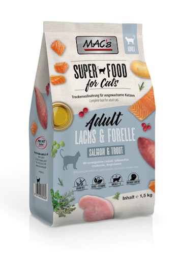 MAC's Cat Adult Lachs & Forelle Katzentrockenfutter