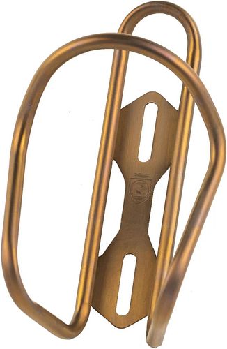 Silca Anodized Titanium TI Trinkflaschenhalter braun