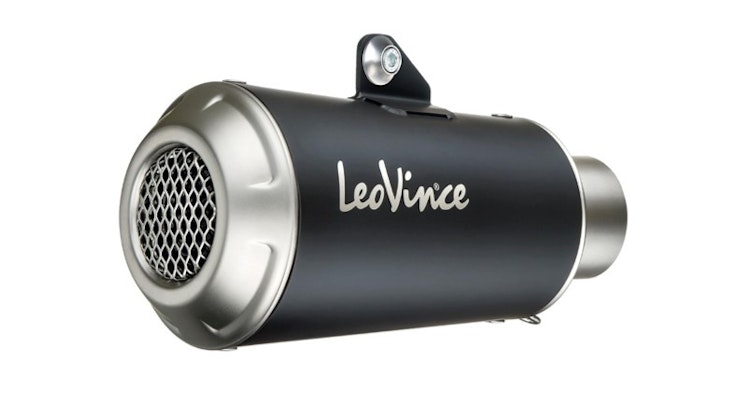 LeoVince SLIP-ON Edelstahl SBK LV-10 Schwarz für SUZUKI GSX-S 950/1000/GT