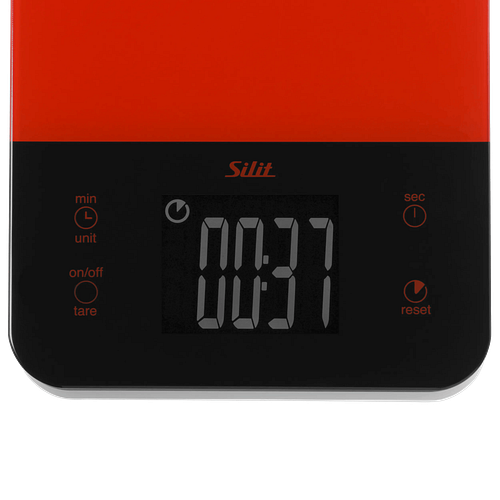 Silit Digitale Waage - Küchenwaage rot