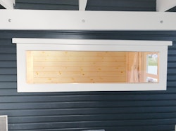 Wolff Finnhaus Einzel-Fenster weiß feststehend 26,5 x 100 cm