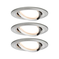Paulmann Einbauleuchte Nova Coin LED 3x6,5W Eisen rund