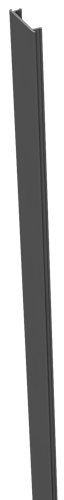 GroJa Stecksystem Alu-Abdeckleiste, 190 cm für 7x7er u. 9x9er Pfosten