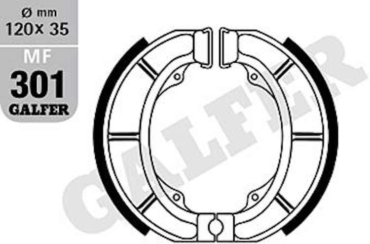 Galfer Bremsbacke MF301