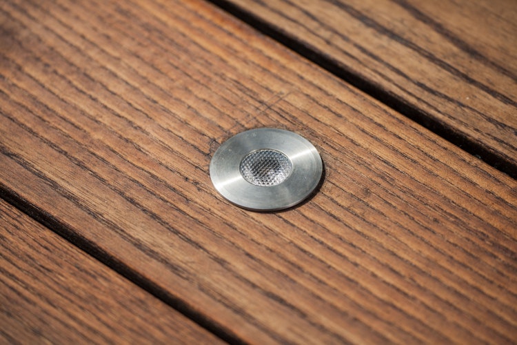 Heissner SMART LIGHT Decklight, 1W, Warmweiss, Edelstahl (L451-00)