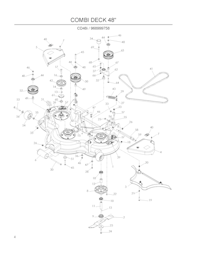 Husqvarna Nullwendekreismäher kommerzielle Nutzung 968999758 EnviroClip Combi Deck