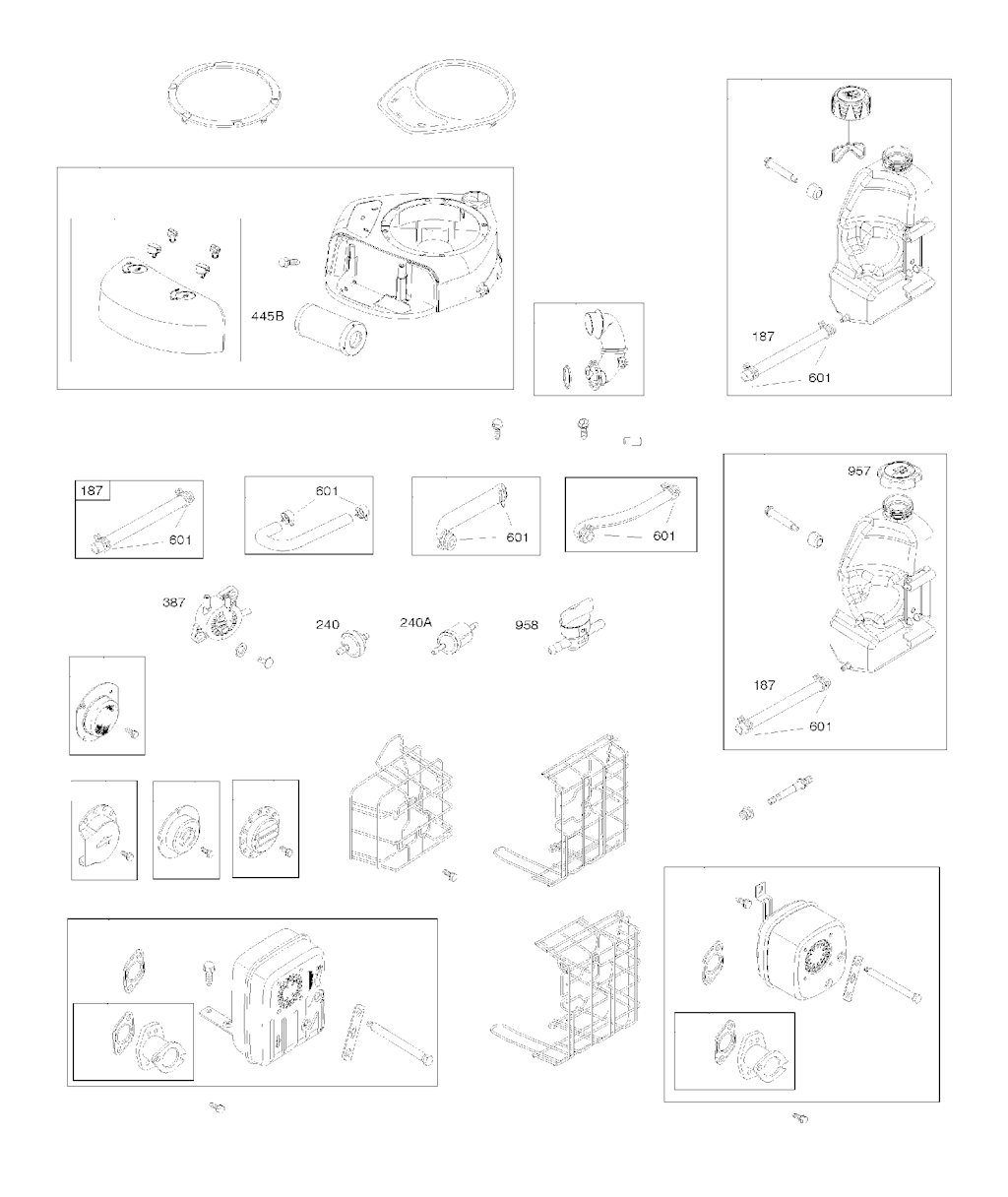 Explosionszeichnung Ersatzteile