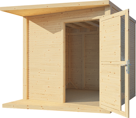 Bertilo Gartenhaus Concept - 18 mm