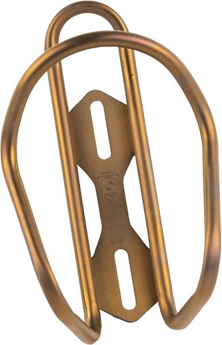 Silca Anodized Titanium TI Trinkflaschenhalter braun
