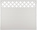 Vorschaubild T&J LIGHTLINE Kunststoff Zaun Ranki 1800 x 1500 mm, weiß