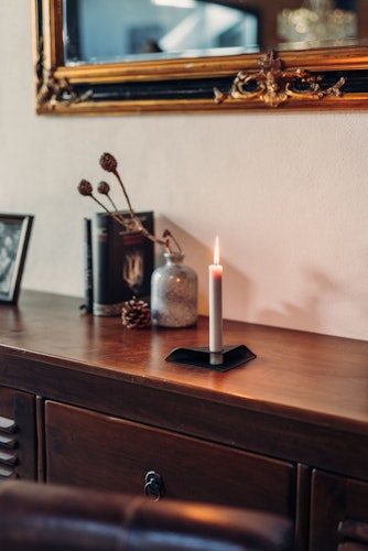 höfats Kerzenhalter SQUARE CANDLE schwarz