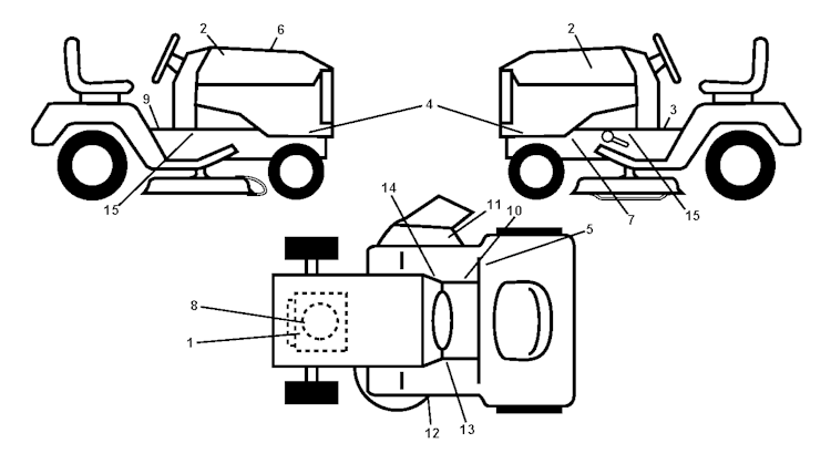 Husqvarna Gartentraktoren 96041015100 CTH126
