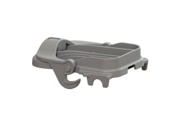 Kessel 70053 - Verriegelungsdeckel DN 50 Dichtung grau