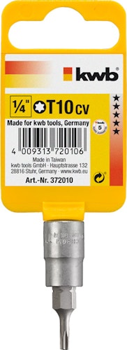 kwb Steckschl-Bit 1/4" x T 10 SB 372010