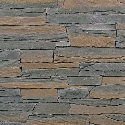 HANDMUSTER DE RYCK Eck- und Steinriemchen - Murok Lucania  Anthrazitbraun nuanciert