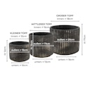 Vorschaubild Wikholm form Design Hängetopf aus Jute in natur 17 x 17 cm