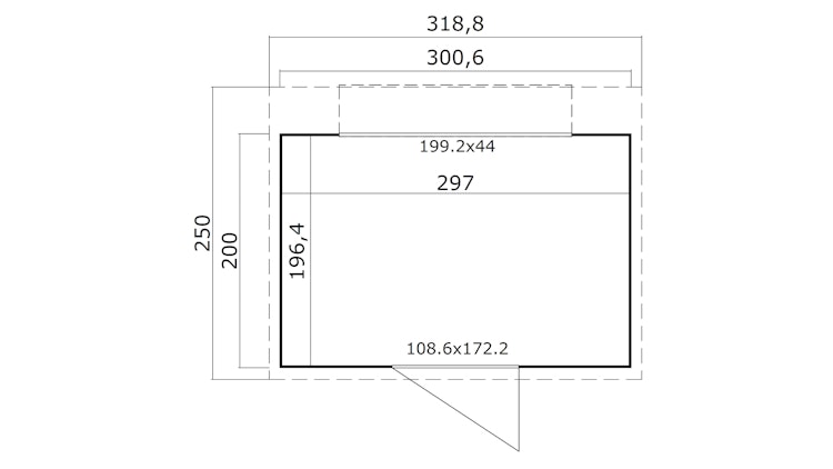 Weka Marktstand Verkaufshaus Mori 5 - 13 mm