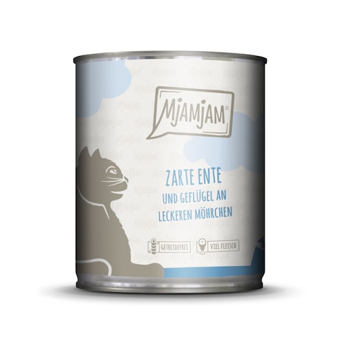 MJAMJAM Leckere Mahlzeit 800g Dose Katzennassfutter