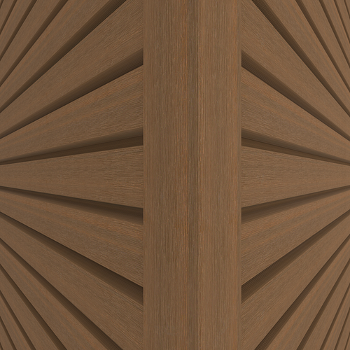 NewTechWood WPC Fassadenverkleidung Castellation Pro 65  BSK D 33 x 180 mm