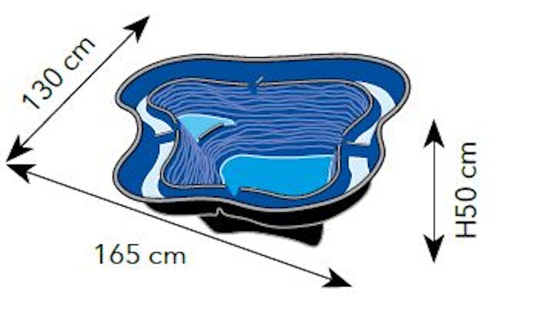 Ubbink Teichschale Fertigteich Calmus S III - 350 l