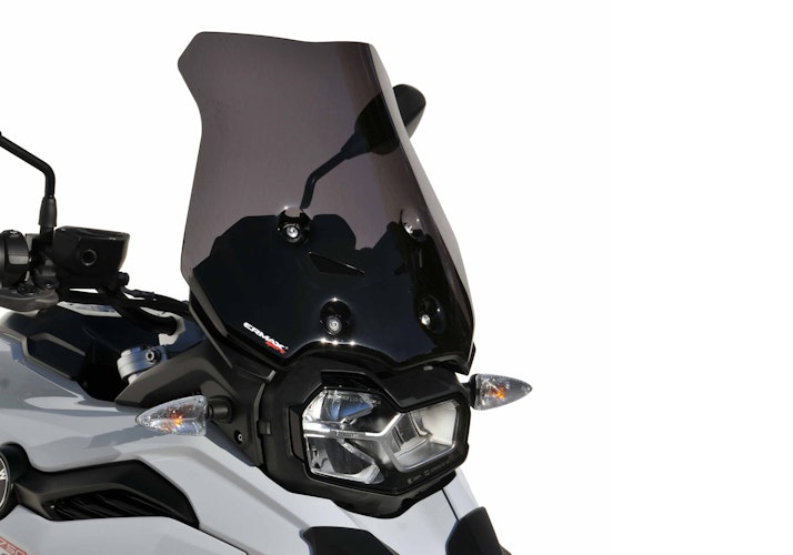 ERMAX Windschutzscheibe Sport Acrylic durchsichtig Schwarz getönt für BMW F 750 GS; F 800 GS