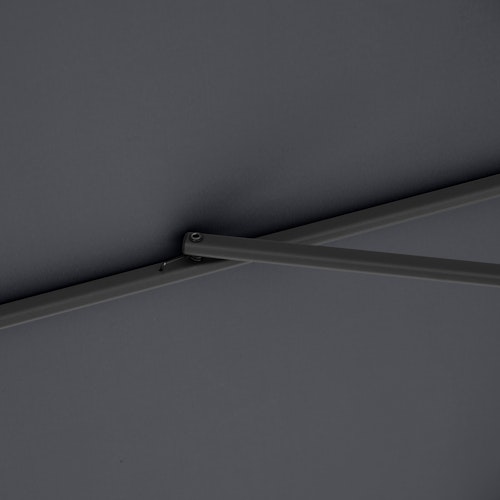 doppler Pendelschirm myZONE 210 x 210, Aluminium Anthrazit / 100 % Polyester 180 g/m²