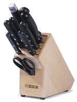 DICK Messerblock SUPERIOR Holz 9-tlg.