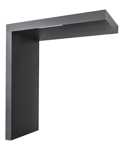 Gutta Rechteckvordach BS Plus 300 Sondermaß inkl. Seitenteil  (neues Modell)