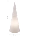 Vorschaubild 8 seasons design LED-Dekoleuchte Shining Tree rund (RGB), verschiedene Größen