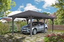 Vorschaubild Skan Holz Carport Taunus 374 x 656 cm