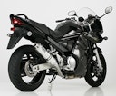 Vorschaubild HURRIC BOLT-ON Schalldämpfer SupersportAluminium poliert für SUZUKI GSF 1200 Bandit,GSF 1200 Bandit S