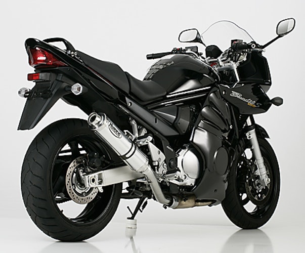 HURRIC BOLT-ON Schalldämpfer SupersportAluminium poliert für SUZUKI GSF 1200 Bandit,GSF 1200 Bandit S