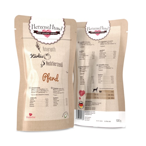 Herzenshund 130 Gramm Hundenassfutter