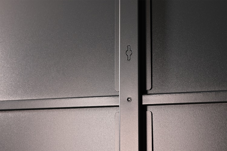 Wolff Finnhaus Premium Metall Gartenhaus Hakon 3030 Anthrazit