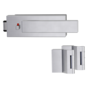 Vorschaubild Griffwerk PURISTO S -Edelstahl matt Ganzglastürbeschlagset -3-teiliger Bandsatz -mit Griff CARLA -EM -smart2lock