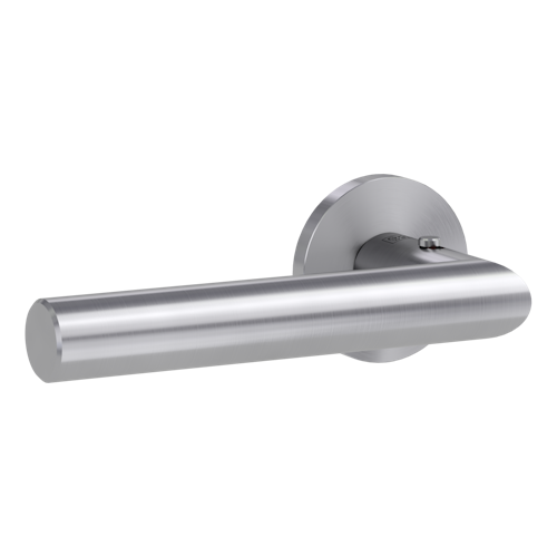 Griffwerk VAYA 128 LUCIA fast2fix Fast2Fix Rosetten rund smart2lock L Edelstahl matt