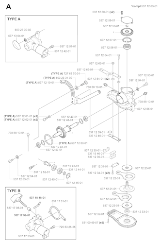 Husqvarna Heckenscheren/Stabheckenscheren 20013500001 326HE3x