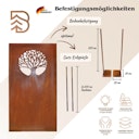 Vorschaubild Badeko Parawand „Lebensbaum“ in Edelrostoptik