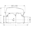 Vorschaubild KESSEL 80150 - Grundkörper / Reinigungsrohr Controlfix DN 150 für freiliegenden Einbau