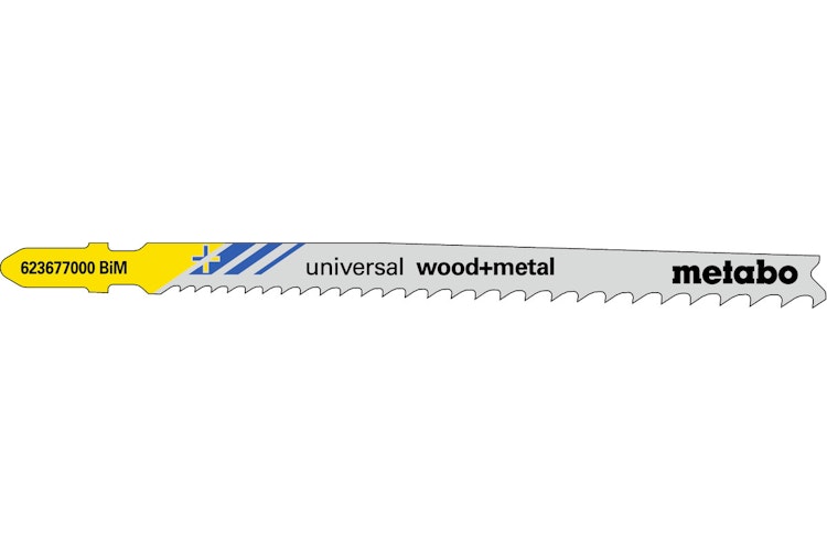 Metabo 25 Stichsägeblätter "universal wood + metal" 106 mmprogressivBiMType 23677
