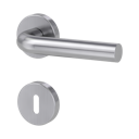 Vorschaubild Griffwerk Türgriff DANIELA K3 Klippgarnitur- Edelstahl poliert / matt