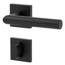 Vorschaubild Griffwerk LUCIA PROFESSIONAL PVD+ Schraubtechnik GK3 Rosetten eckig WC Graphitschwarz PVD+