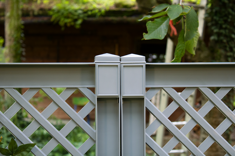 KHW Pflanzkasten groß mit Zentralspalier (2-tlg.) 100 cm - 2er Set