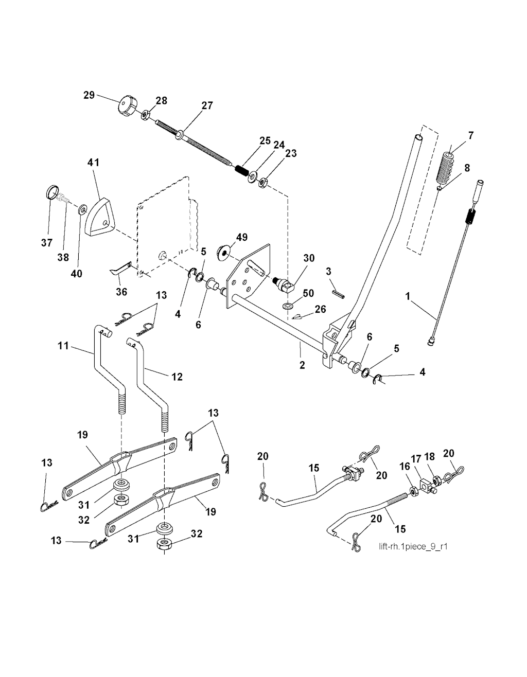 Explosionszeichnung Ersatzteile